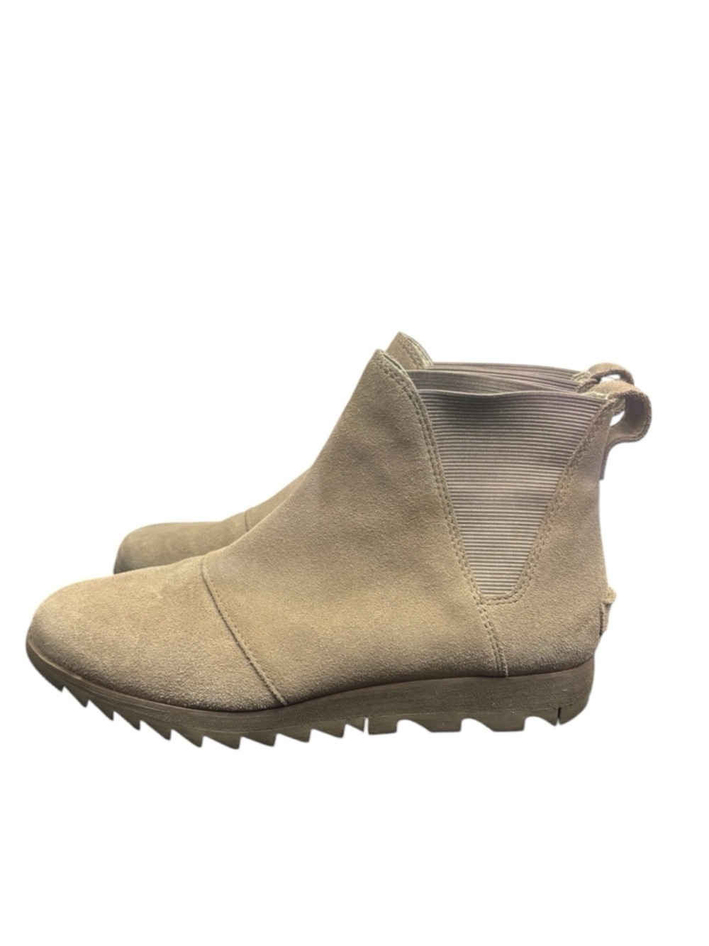 Sorel Taupe Suede Chelsea Booties - Picture 2 of 11